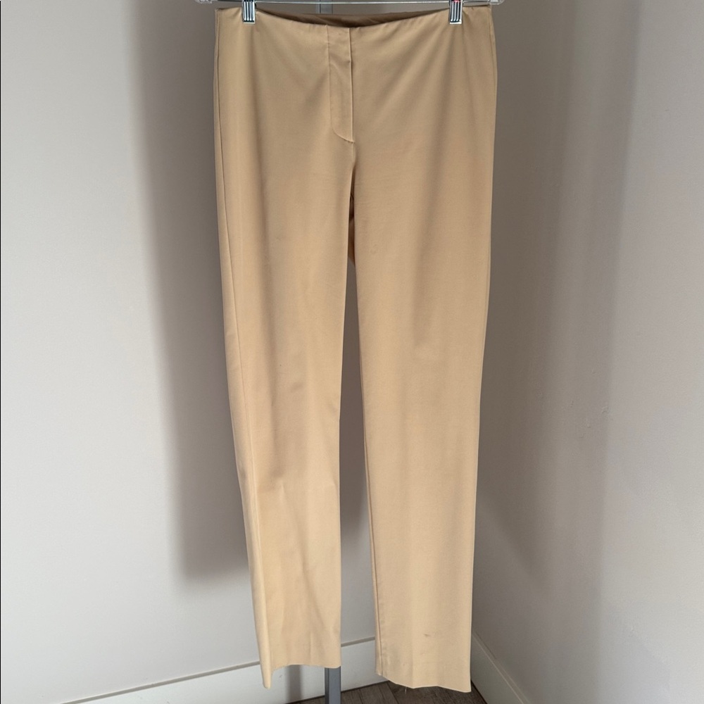 Brand DKNY, Light Tan Pants, Size 4, Zipper front.